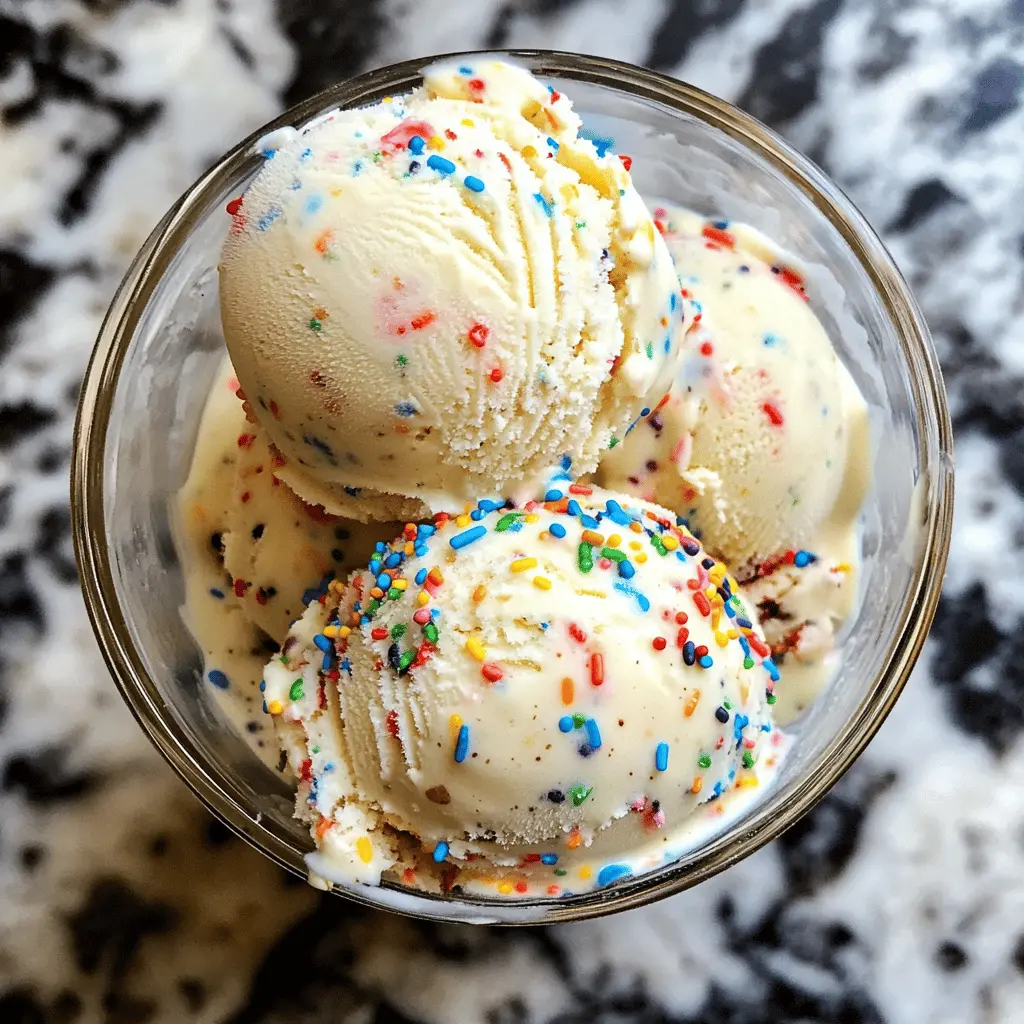Easy Homemade Birthday Cake Ice Cream for Any Celebration